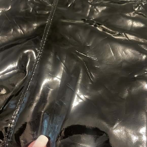 Black Women’s faux leather One Piece Outfit new unworn - Picture 11 of 12